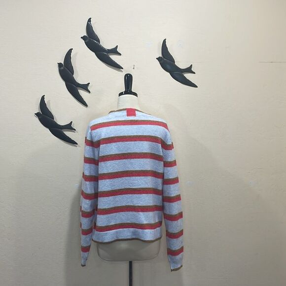 White Stuff Jamie Oversize Striped Cardigan With Pockets - UK 10 / US 6 - S/M - Picture 4 of 16